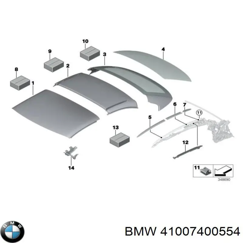 41007400554 BMW 