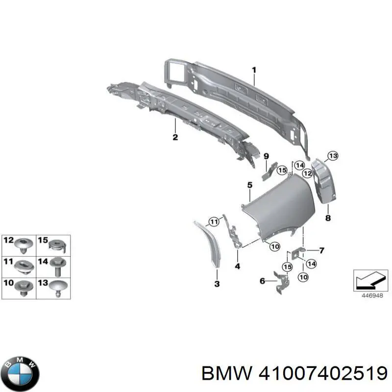  BMW 41007402519 ціна, від 454.29 USD