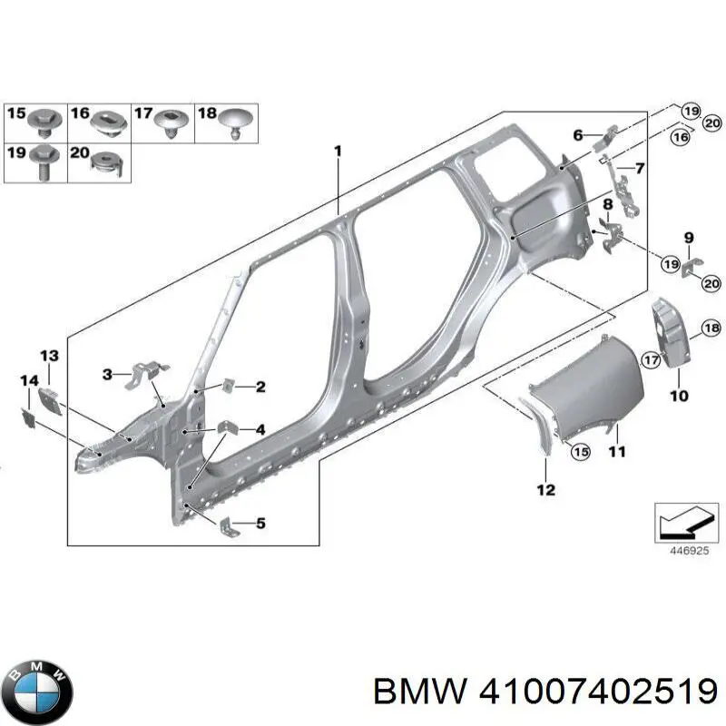 41007402519 BMW 
