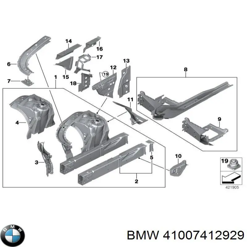 41007412929 BMW 