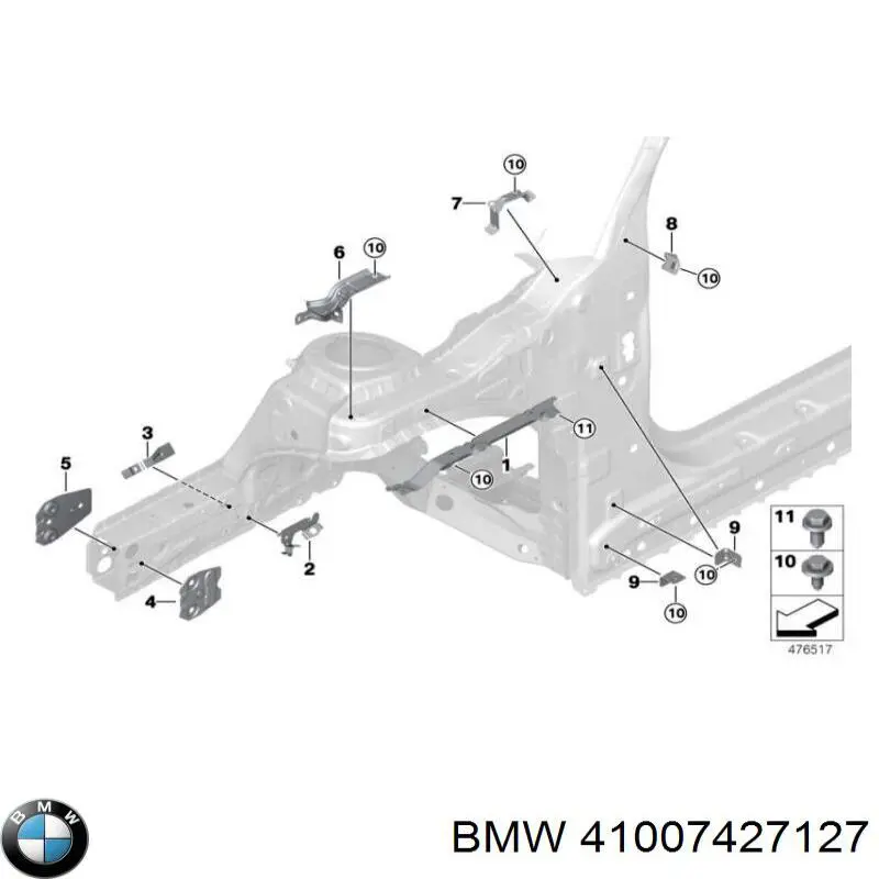  BMW 41007427127 ціна, від 36.74 USD
