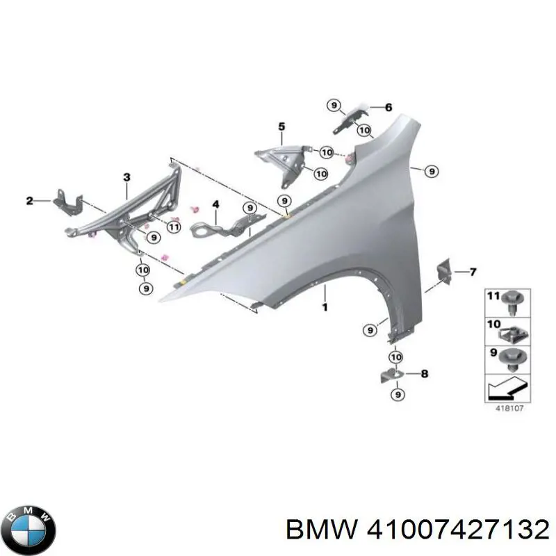 41007427132 BMW 