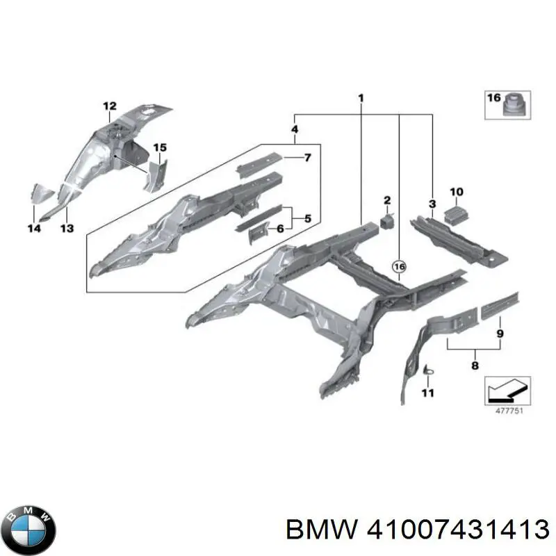 41007431413 BMW 