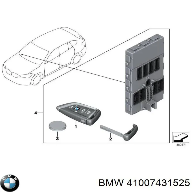 41007431525 BMW 