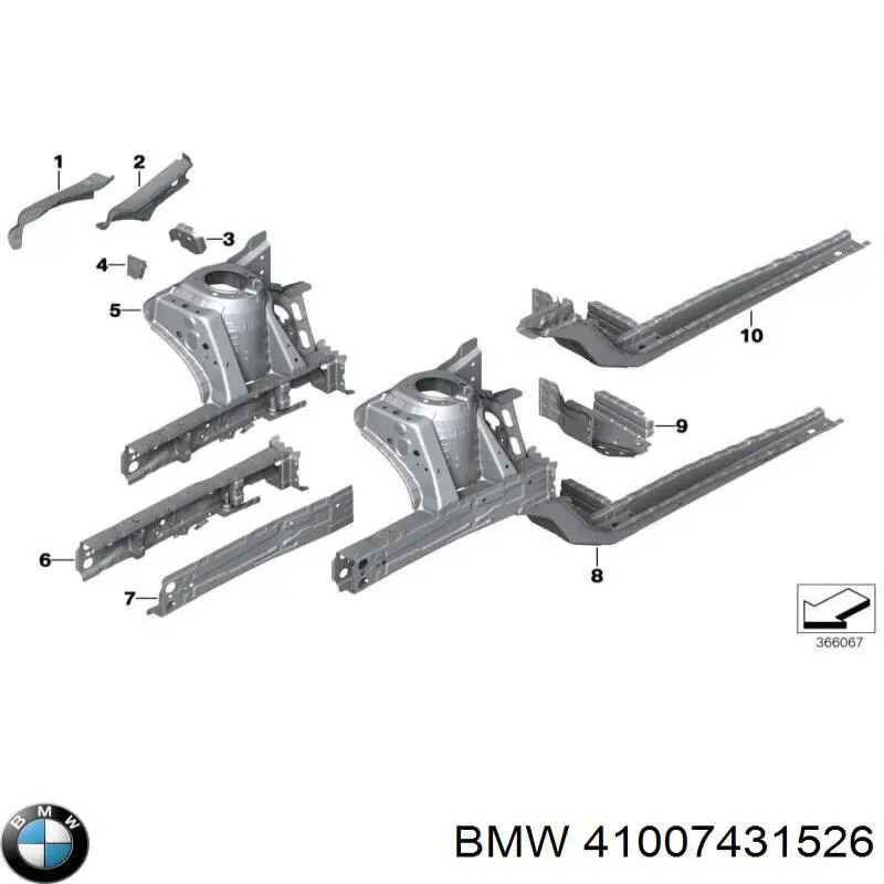 41007431526 BMW 