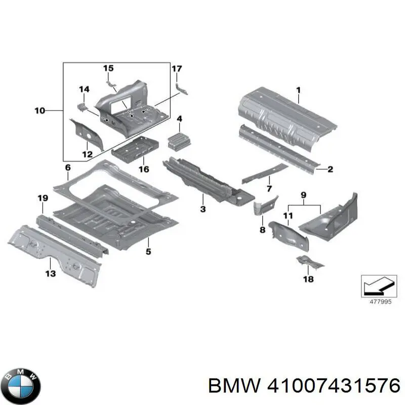 Купити 41007431576 BMW 