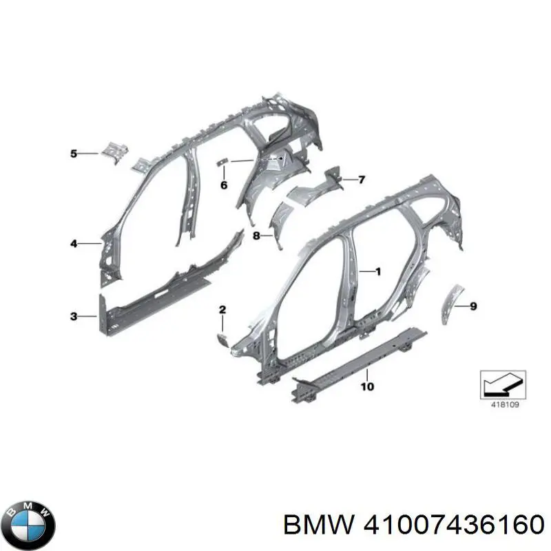 Купити 41007436160 BMW 