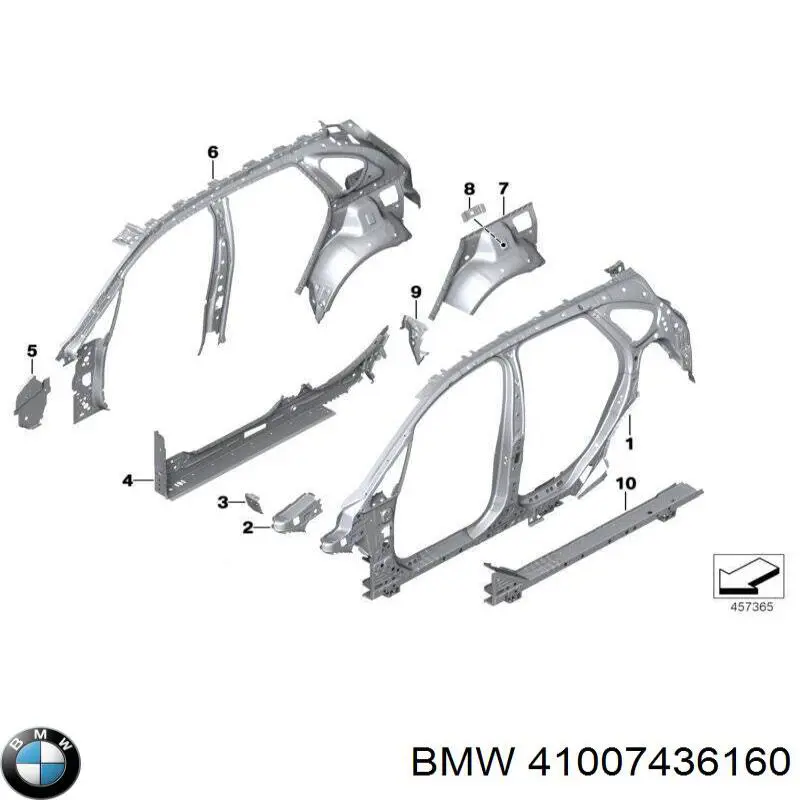41007436160 BMW 