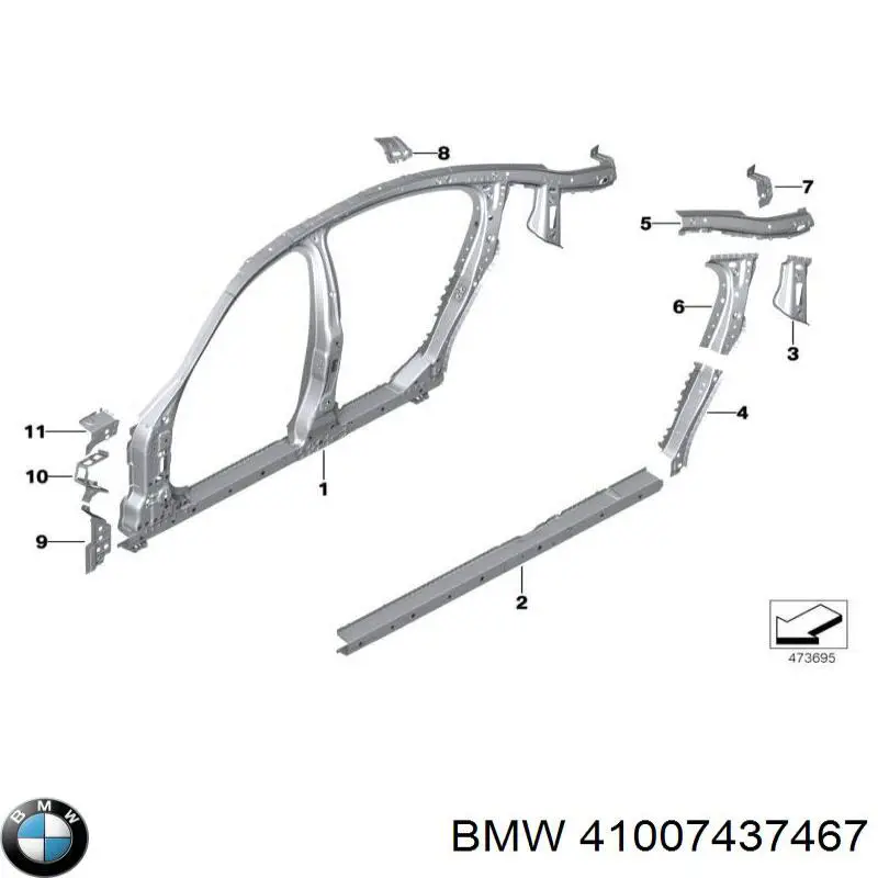 41007437467 BMW 