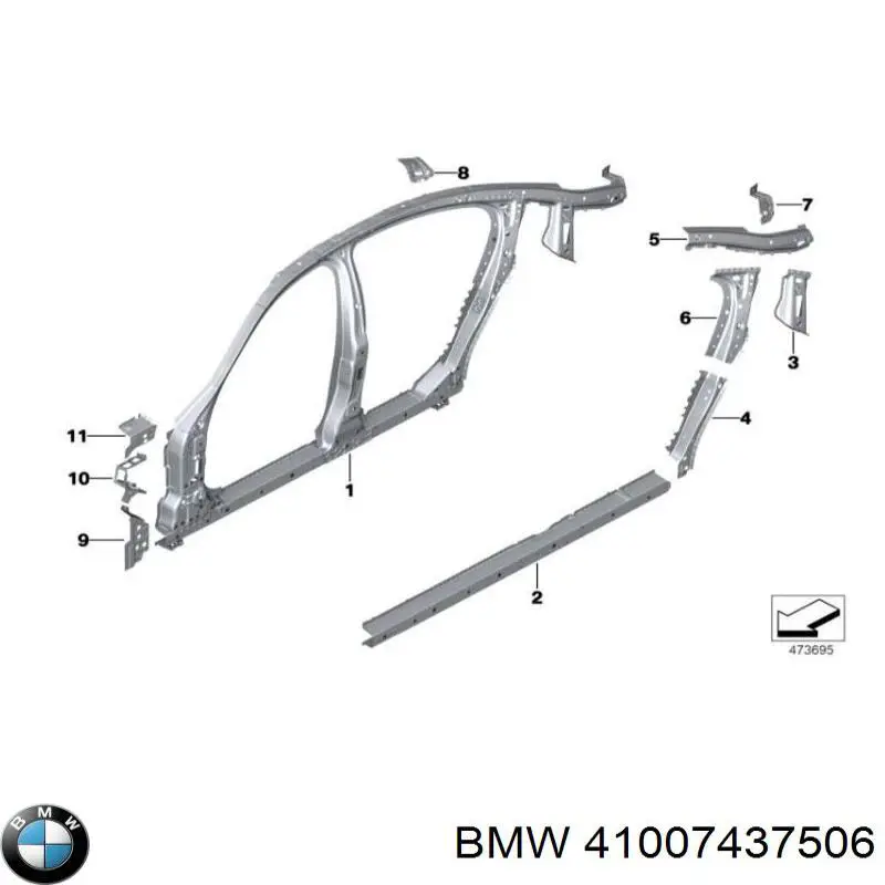  BMW 41007437506 ціна, від 110.44 USD