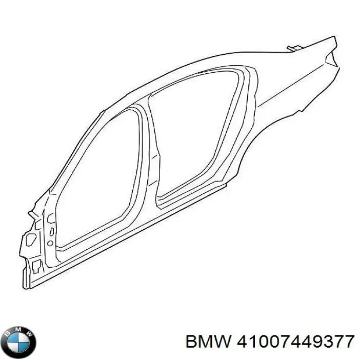 41007449377 BMW Переднє ліве крило