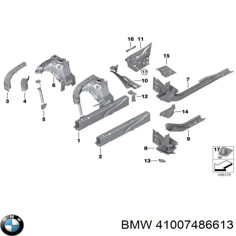 41007486613 BMW 