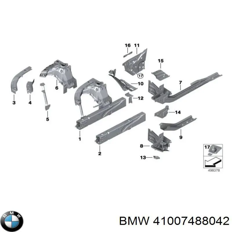41007488042 BMW 