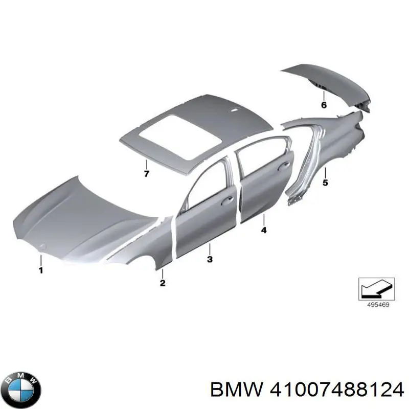  41007488124 BMW