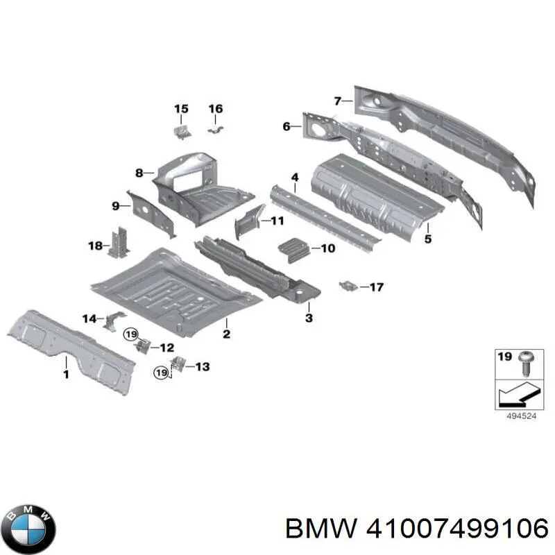  41007499106 BMW