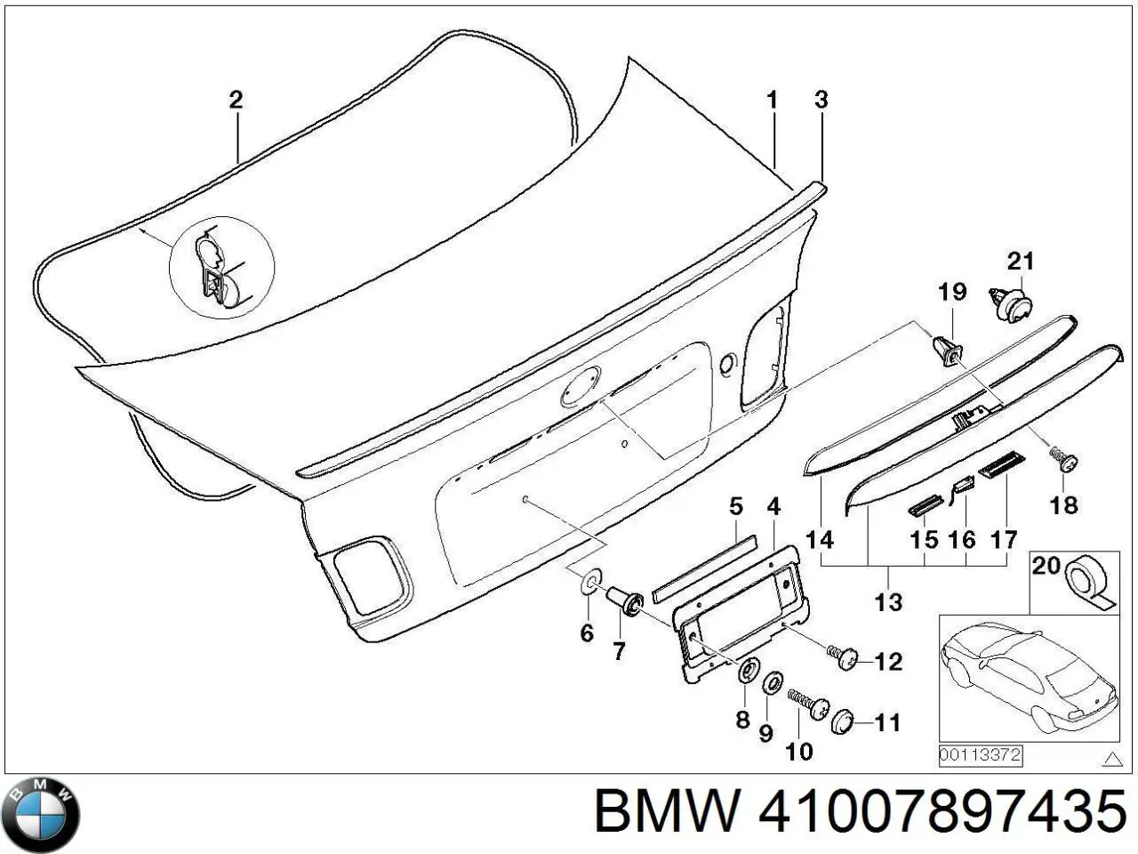 41007897435 BMW 