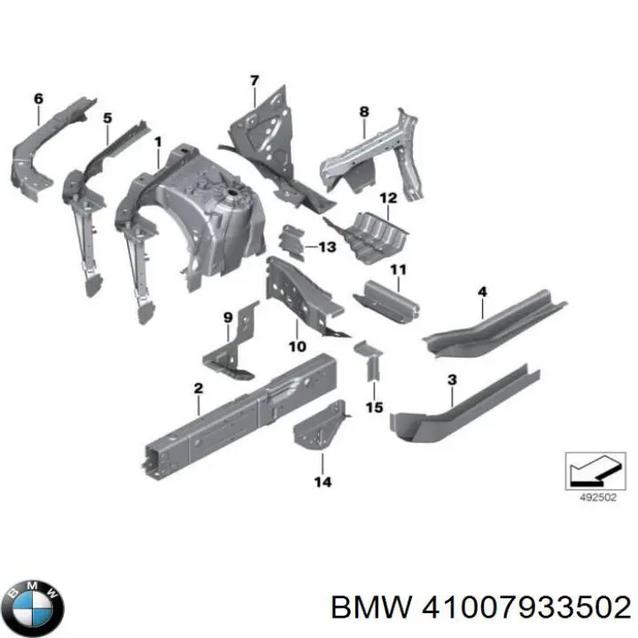 41007933502 BMW 