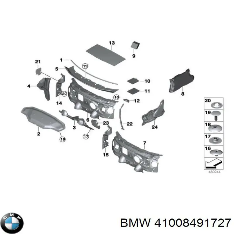  41008491727 BMW