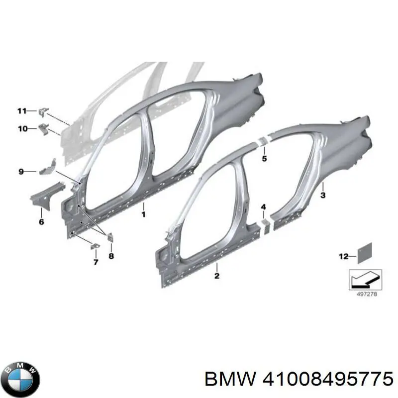 41008495775 BMW 