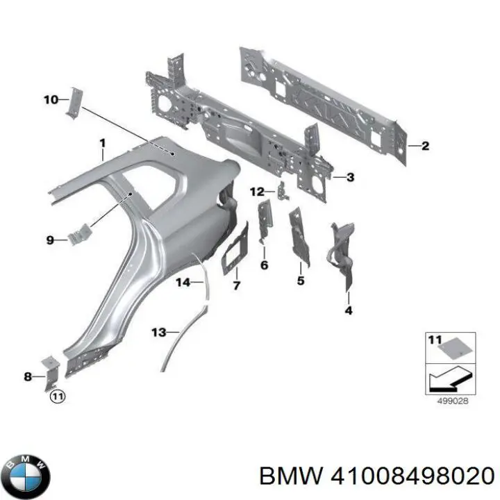 41008498020 BMW 