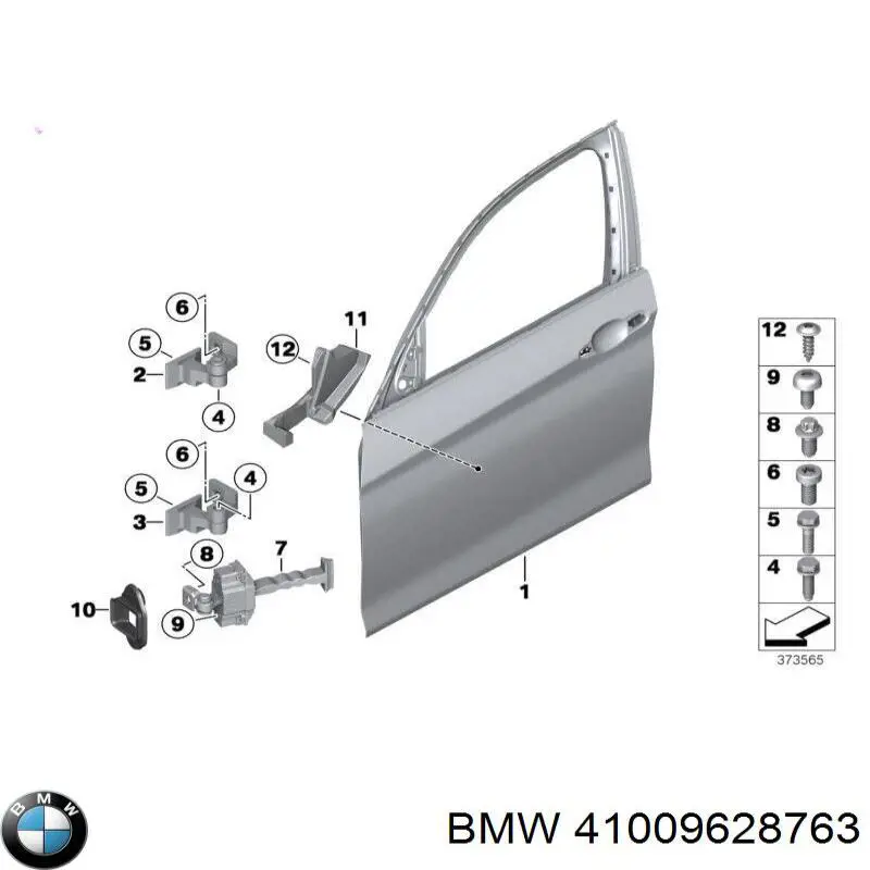 41009628763 BMW Дверь передня ліва