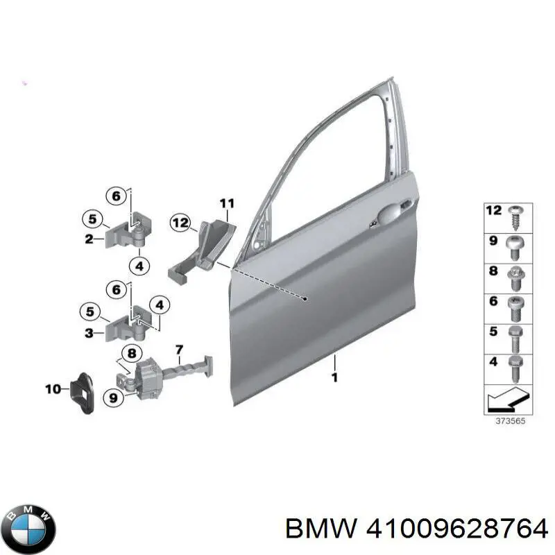 Двері передні, праві BMW 41009628764 ціна, від 228.04 USD