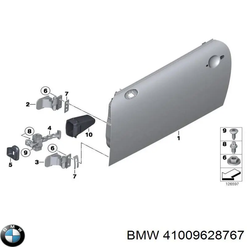 41009628767 BMW Дверь передня ліва