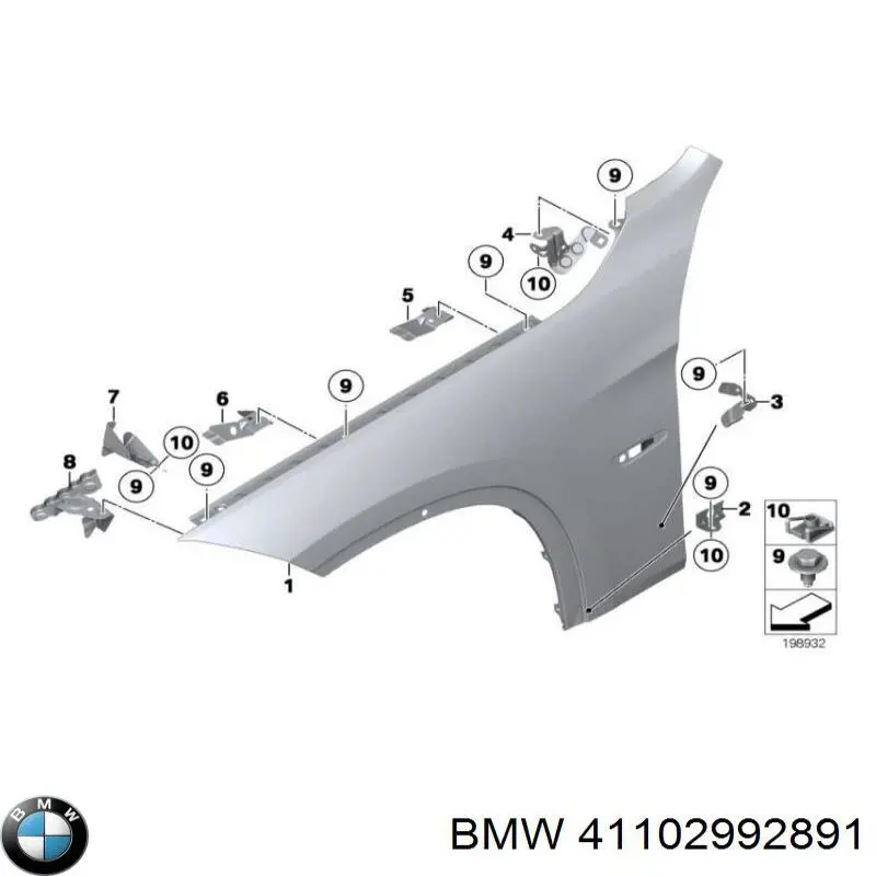 41102992891 BMW 