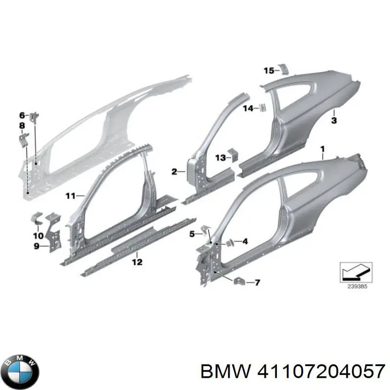  BMW 41107204057 ціна, від 126.66 USD