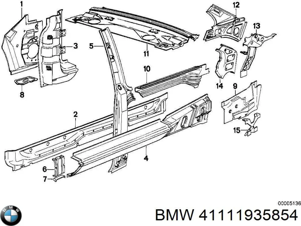 41111935854 BMW 