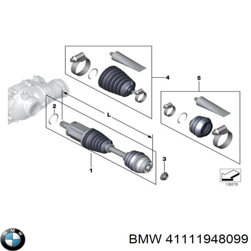  BMW 41111948099 ціна, від 32.06 USD