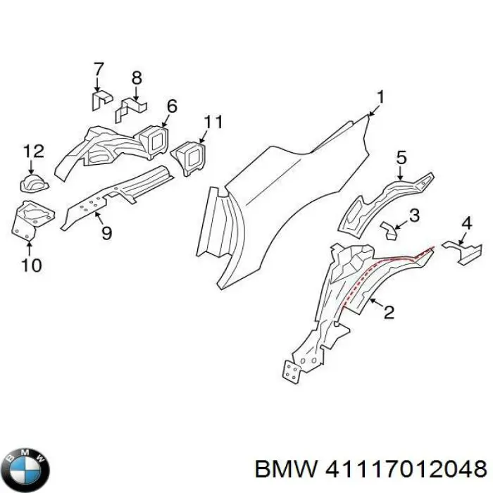 Купити 41127225070 BMW 
