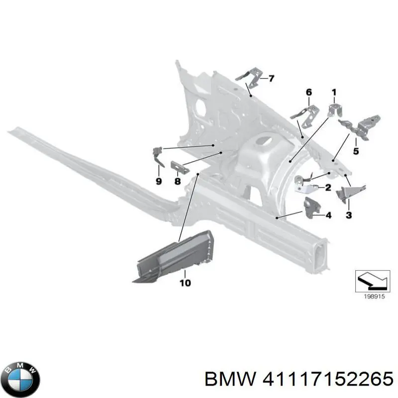 BMW 41117152265 ціна, від 76.00 USD