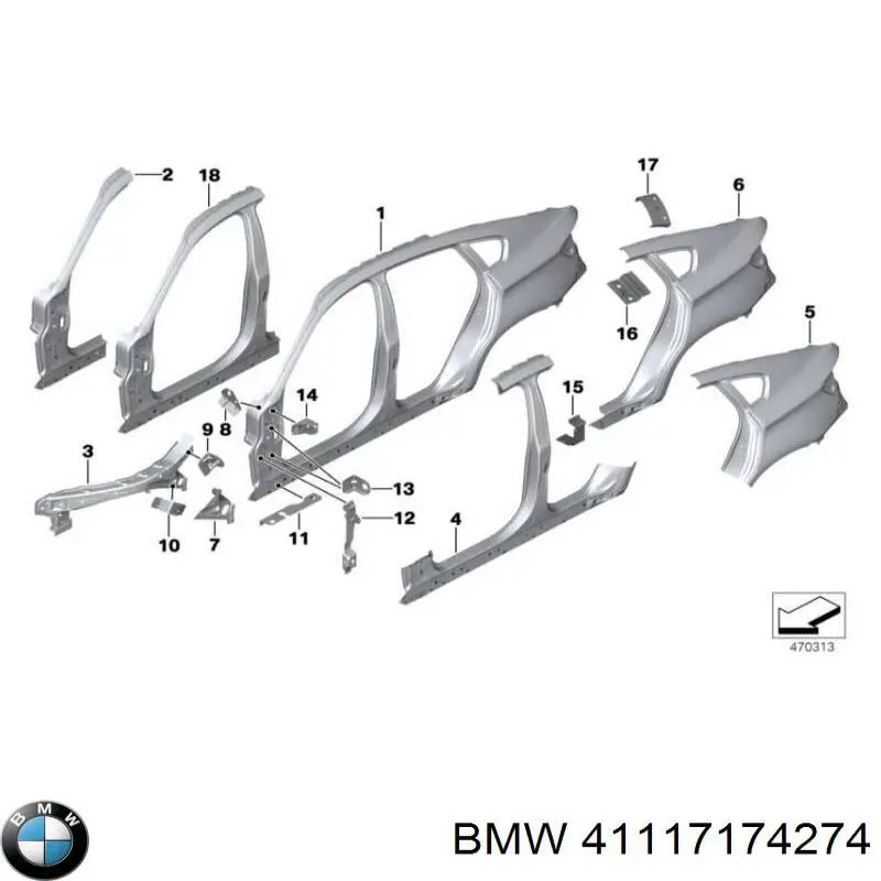 41117174274 BMW 