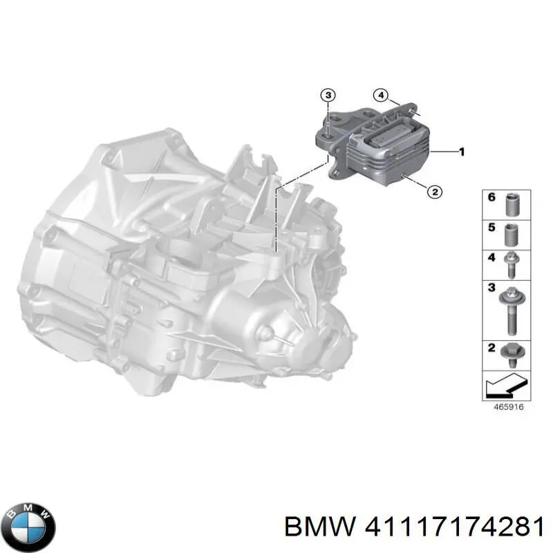 Лонжерон рами передній лівий BMW 41117174281 ціна, від 164.70 USD