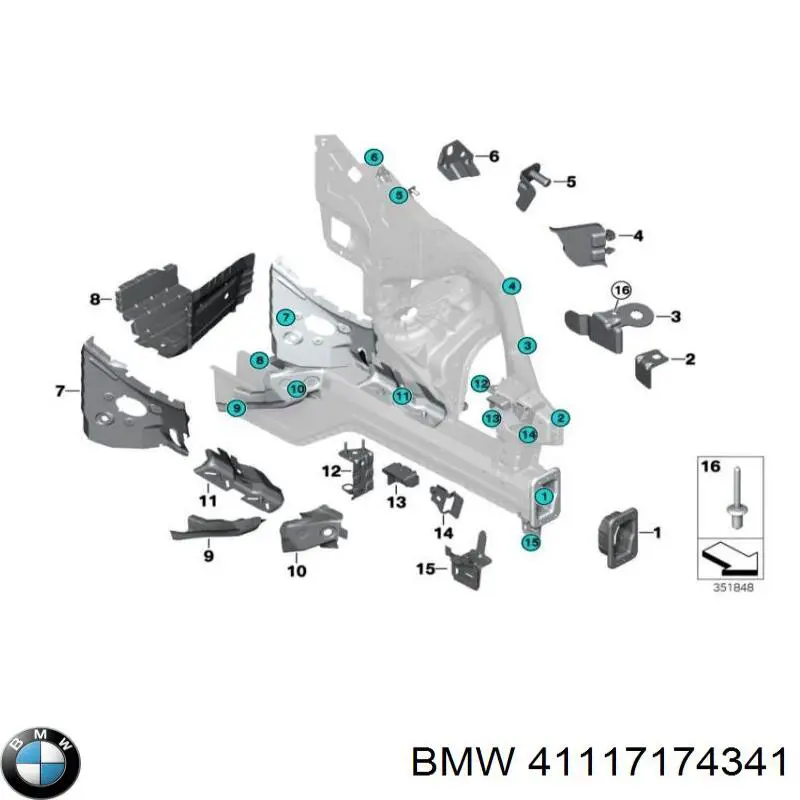 41117174341 BMW 