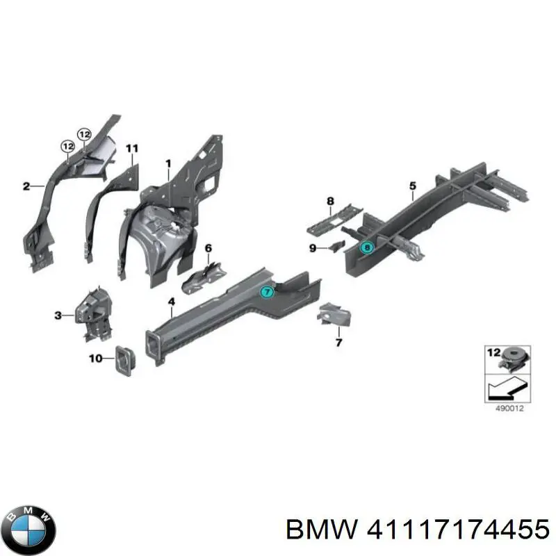  41117174455 BMW