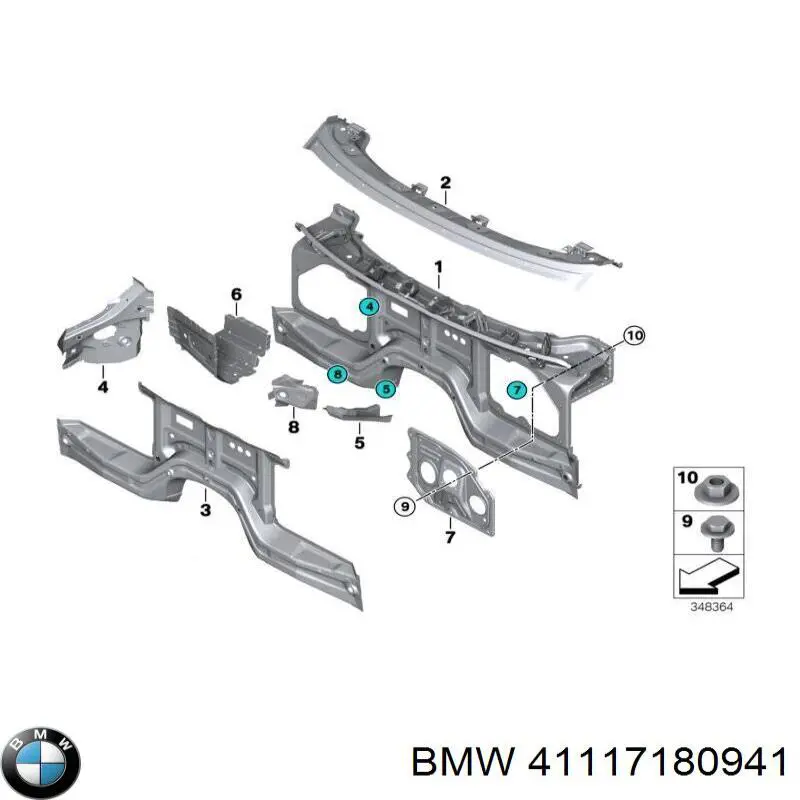 Купити 41117180941 BMW 