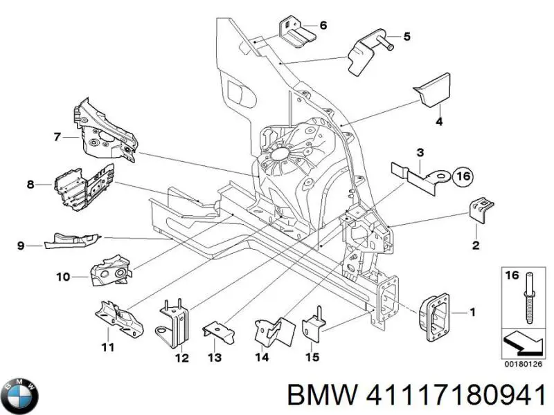  BMW 41117180941 ціна, від 52.06 USD