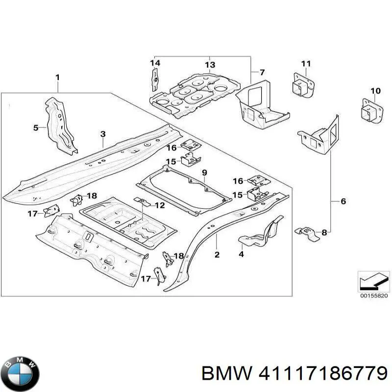  BMW 41117186779 ціна, від 329.31 USD