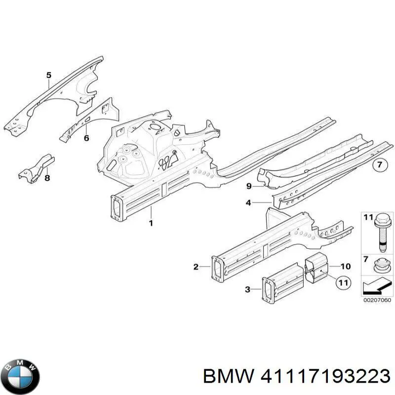 Купити 41117193223 BMW 