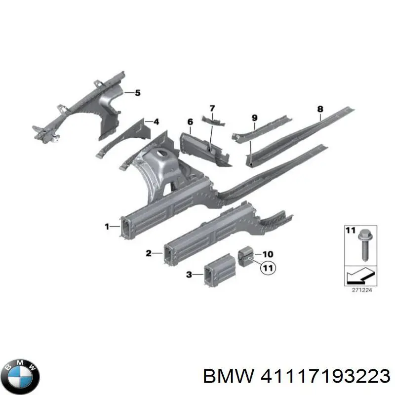 41117193223 BMW 