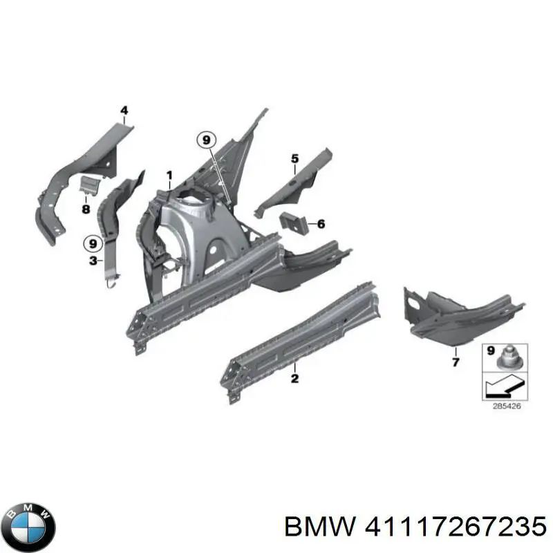  BMW 41117267235 ціна, від 180.75 USD