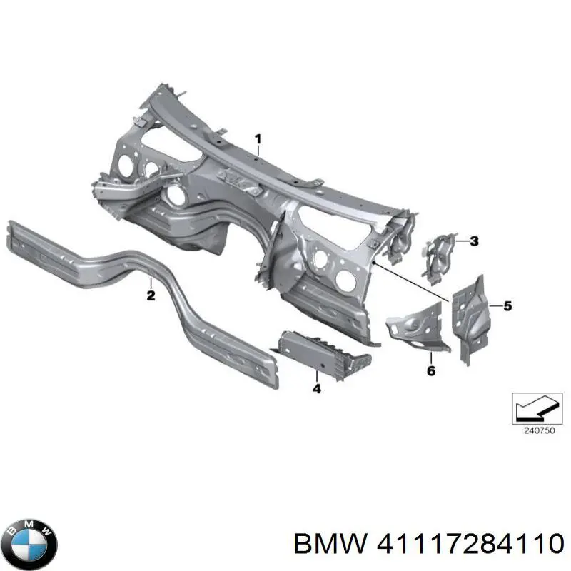  BMW 41117284110 ціна, від 35.40 USD