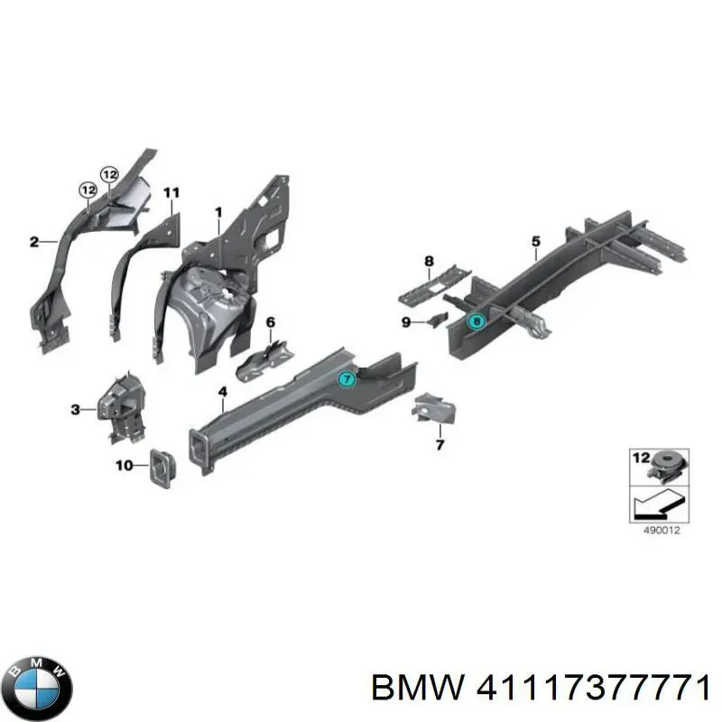 Купити 41117377771 BMW 