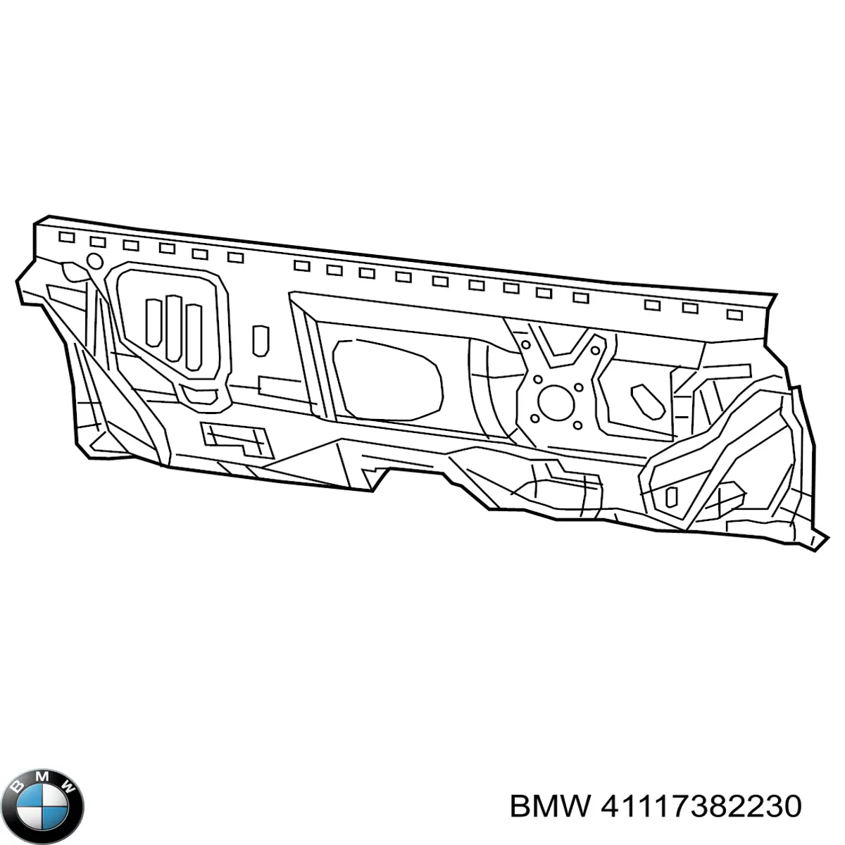 Купити 41117382230 BMW Супорт радіатора верхній/монтажна панель кріплення фар