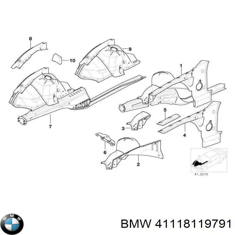 41118119791 BMW 