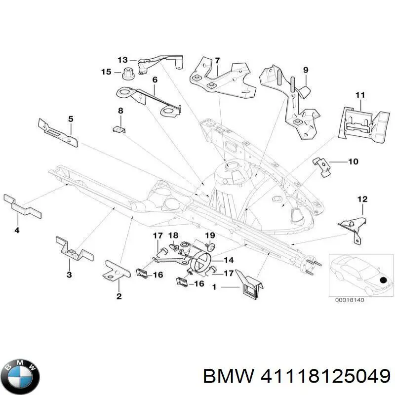  BMW 41118125049 ціна, від 13.64 USD