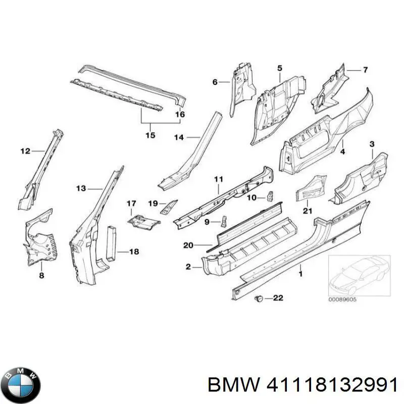 Купити 41118132991 BMW 