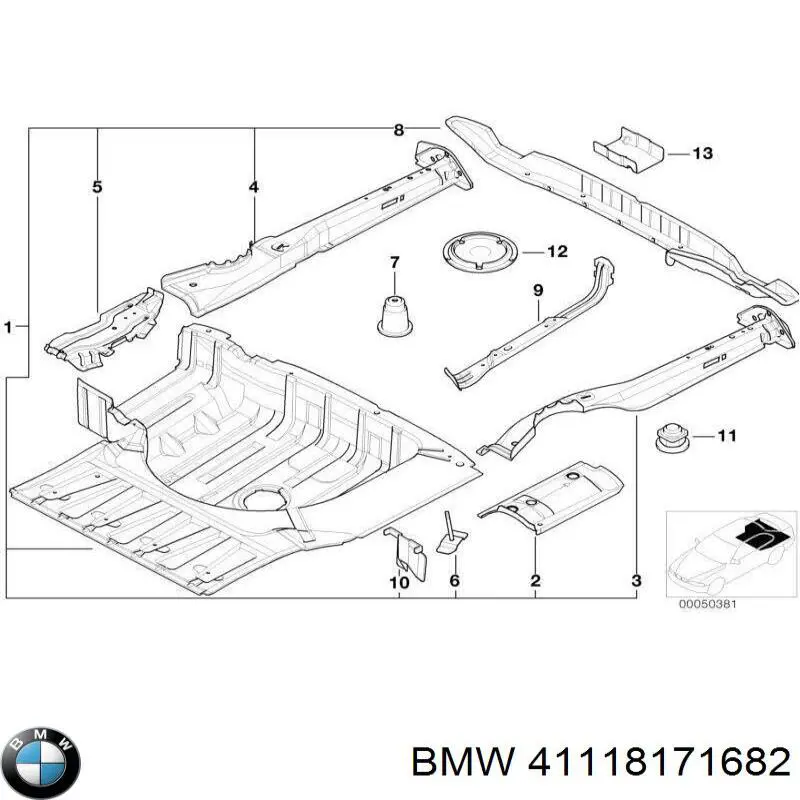 Купити 41118171682 BMW 